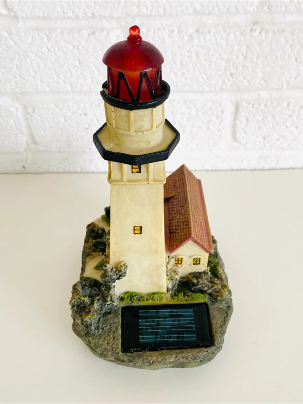 Decorative Lighted Lighthouse Figurines Set Nautical Sailing Boating Beach Decor
